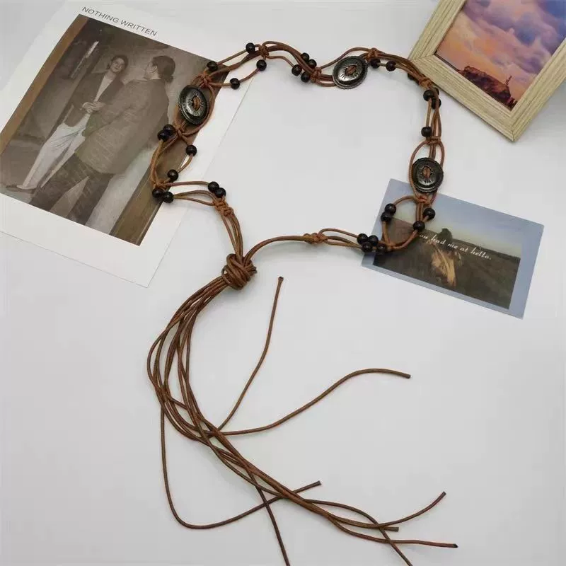Этнический тканый ретро пояс handmade, украшения с кисточками, платье, бохо стиль, этнический стиль