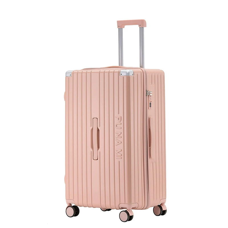 Spacious universal suitcase with zipper, 28-inch, durable hardshell travel luggage