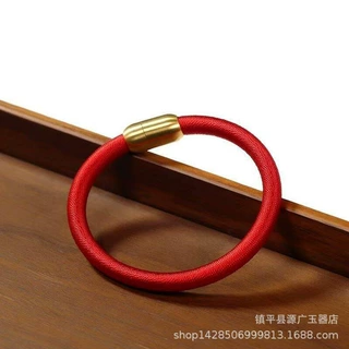 直播货源新款朱砂软管流沙手镯内里原矿朱砂颗粒罐装手工缠绕批发