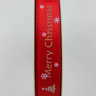 現物卸売りクリスマスリボンギフトボックス玩具生花包装小巻リボン1cm印刷クリスマスリボン|undefined