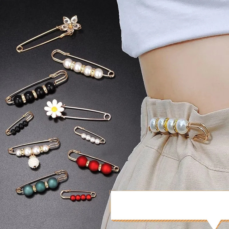 Bijoux et accessoires Broche de taille, réglage de la taille, artefact fixe, salopette d'été et d'automne, jupe, taille, broche anti-exposition, broche féminine_voghion.com