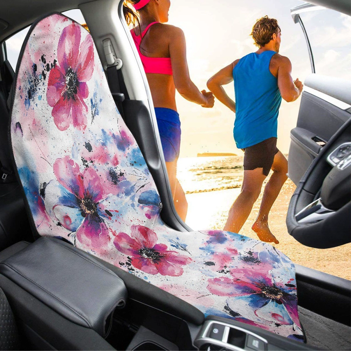 (Cross-border trading), chair, protective case, waterproof seat, color, flowered, polyester