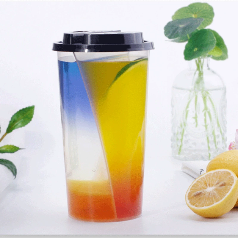 S shared cup thick transparent separation PP cup milk cup can be printed OGO injection molding cup-free shipping in Guangdong Province