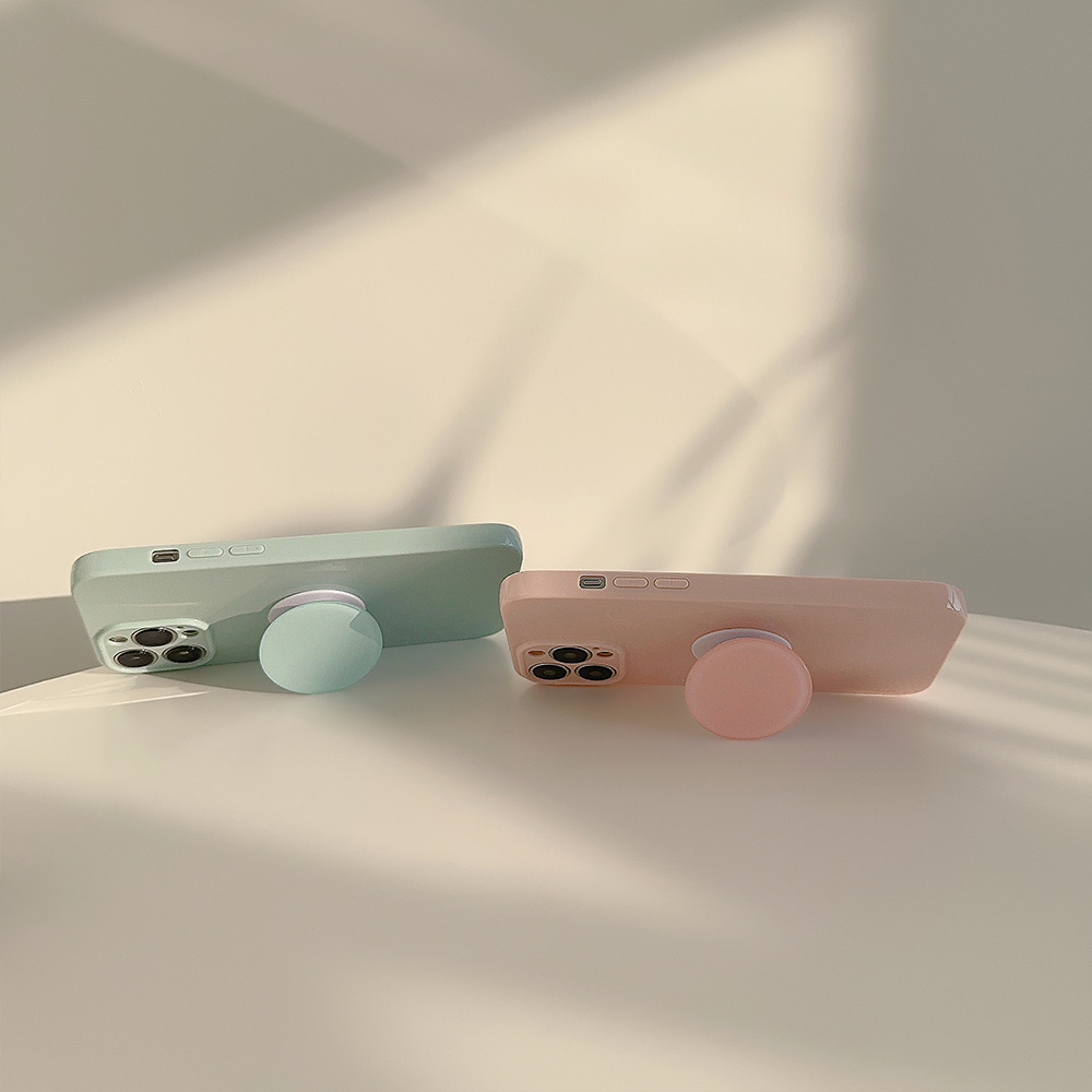 Dopamina 15promax funda para teléfono Apple iphone14 soporte 12 generación cabello 16 color sólido simple aplicable 13 suave