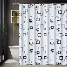 F 91622 Thick waterproof bathroom partition curtain �Ӻ��ˮ