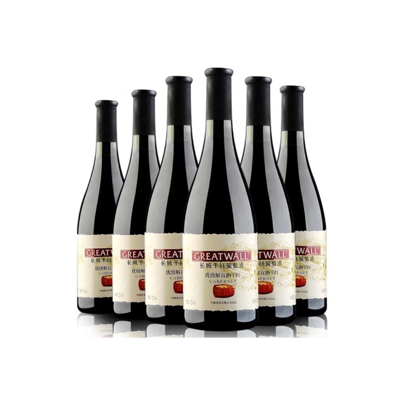 中粮长城优级解百纳干红葡萄酒大肚瓶 750ml*6支红酒整箱国产原箱