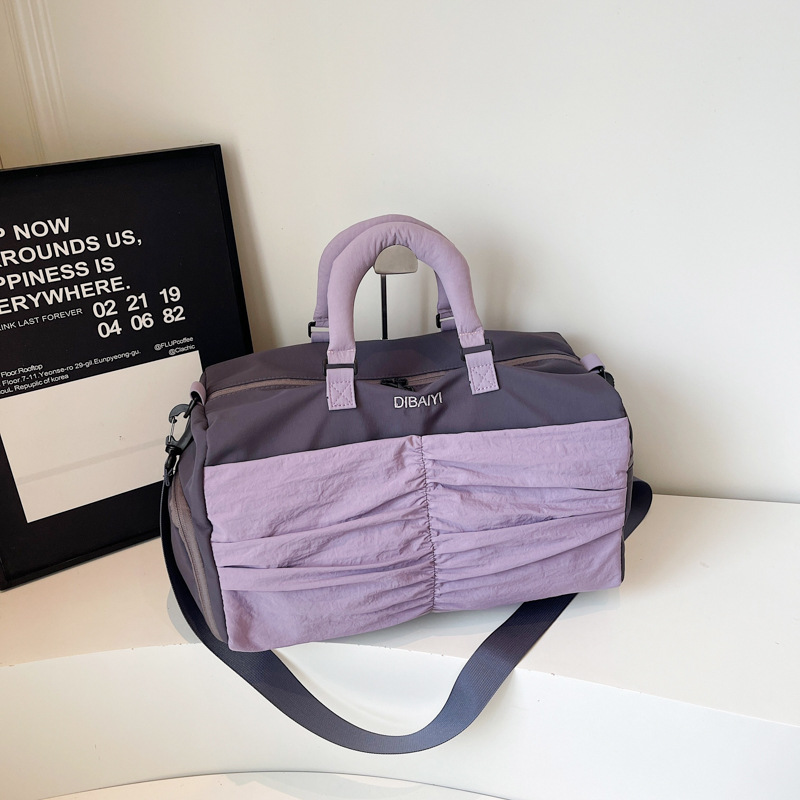 Bolsa de viaje de moda transfronteriza mujer multifuncional bolsa deportiva ligera al aire libre bolsa de ejercicios ocio simple bolsa de mano de gran capacidad