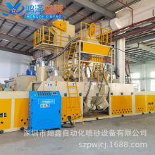 网带式抛丸机 压铸件铝合金锌合金10抛头钢网带双面通过式喷丸机