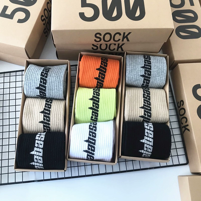 Подарочная коробка спортивной носки Kanye 500 Tide 700 Tide 700 Lafayette, средние хлопковые носки