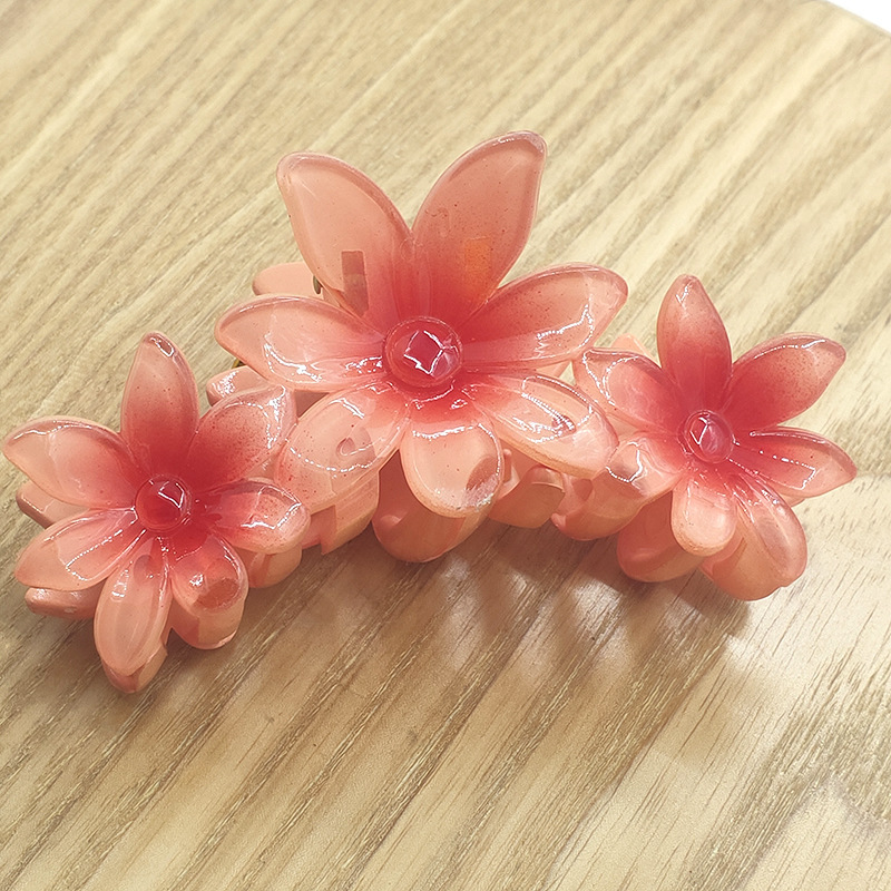 国境を越えたアマゾンの卵の花がグラデーションの花のキャンディー色の紫荊花の後頭部をつかんでサメの花を挟んで髪を伸ばします。|undefined