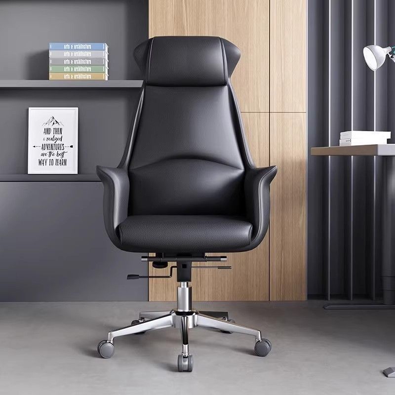 silla de oficina de cuero silla de oficina ergonómica silla de oficina silla de cuero silla de estudio casera cómoda