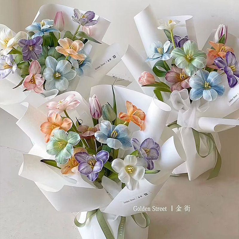 Agente de teñido de flores, absorbente de color, arte floral sin mercurio, teñido y coloración de flores, combinación de colores, suministros de floristería hechos a mano al por mayor