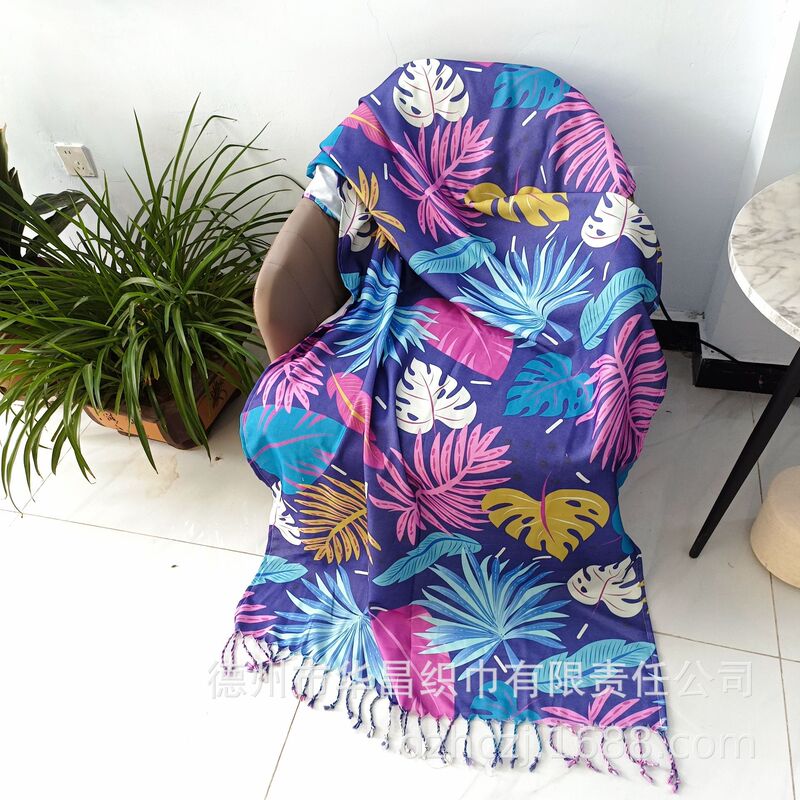 Foreign Trade Explosion Models High Quality Beach Towel Renewable Material Fast Drying Beach Towel Outdoor Sports Towel