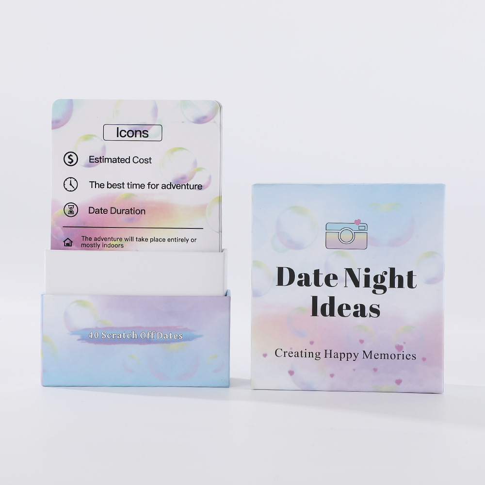 Board Cards 40 Date Adventures: Scratch-Off Card Game For Dating Ideas_voghion.com