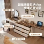 小户型收纳一体式卧室化妆桌