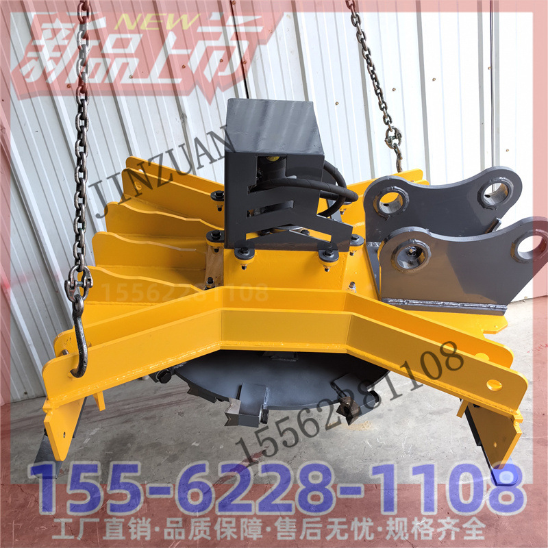 挖机拓灌机 碎木机 粉碎机一体机 专业挖机属具园林碎木开荒机