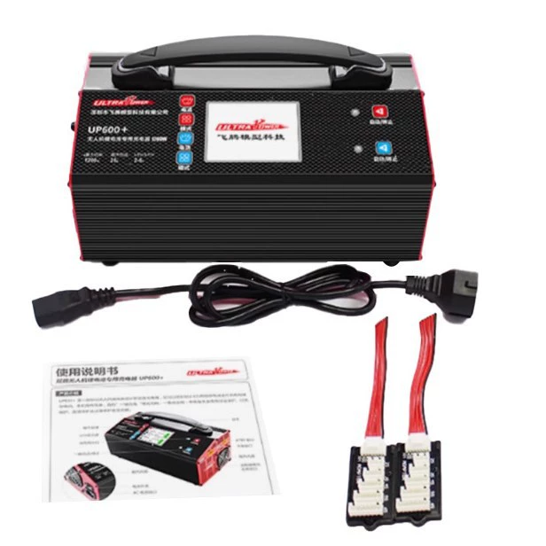 Модель самолета Feiteng UP600+ литиевая батарея зарядное устройство для зарядки в один клик 25А сбалансированная зарядка 1200 Вт двухканальный