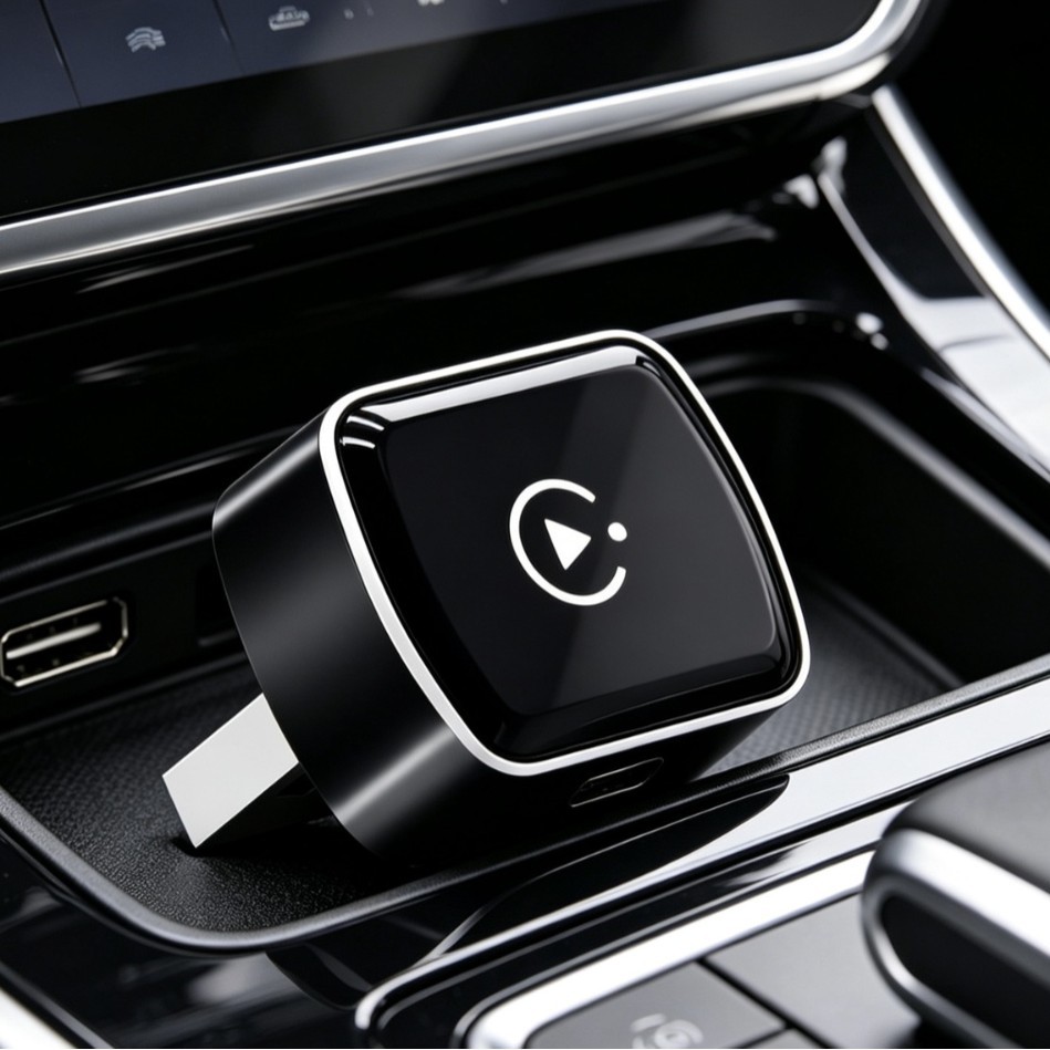 Wireless CarPlay car adapter supports Apple and Android phones