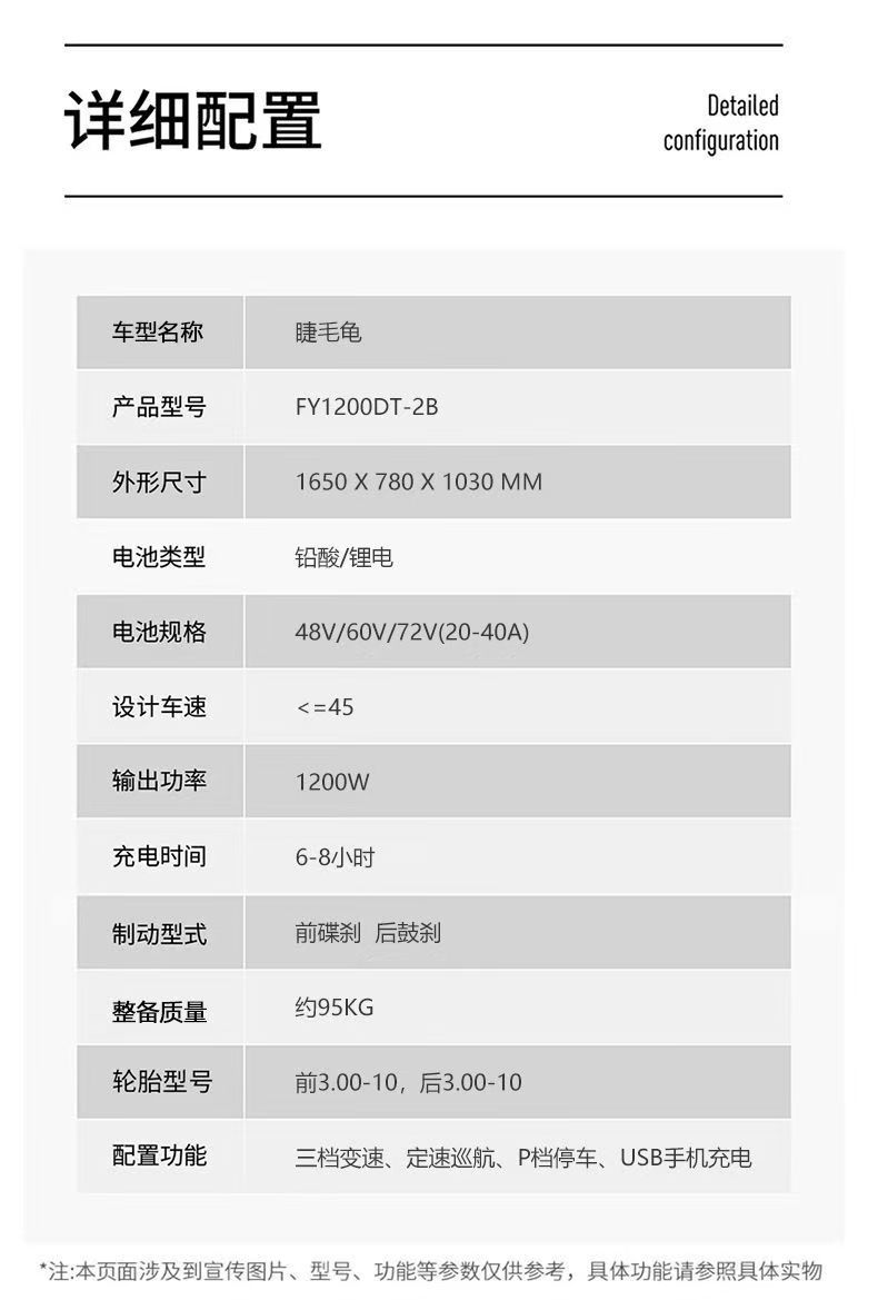 Eyelash Turtle Electric Motorcycle 60V Two-Wheel Electric Bicycle Available for Cross-Border Supply to Southeast Asia E-Bike Factory