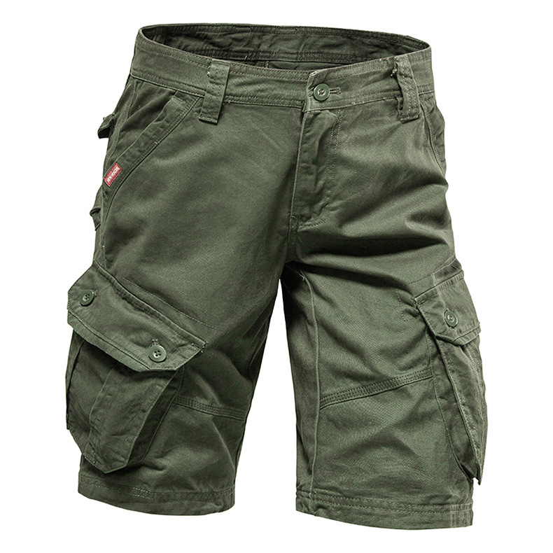 Summer new shorts, loose cotton cropped men's workwear, casual pants, and more middle-aged_voghion.com