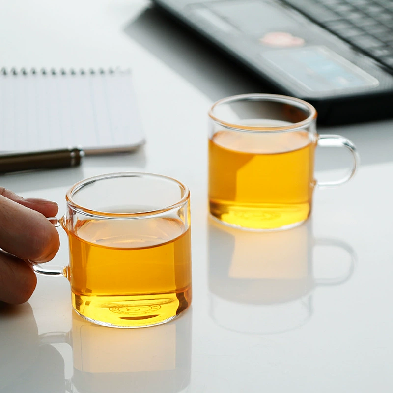 Glass tea cup, transparent tea set