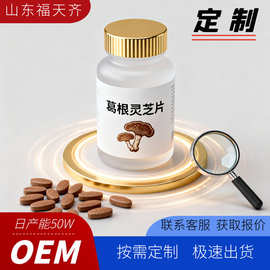 定制葛根灵芝片特膳膳食耐力类糖果压片代加工葛根灵芝片贴牌oem