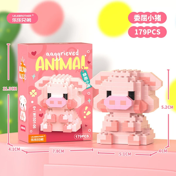 W1501-06 Wrongful Piggy 179PCS