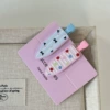 Black bow, blue stripes, colorful wavy dots, seamless hairpin set