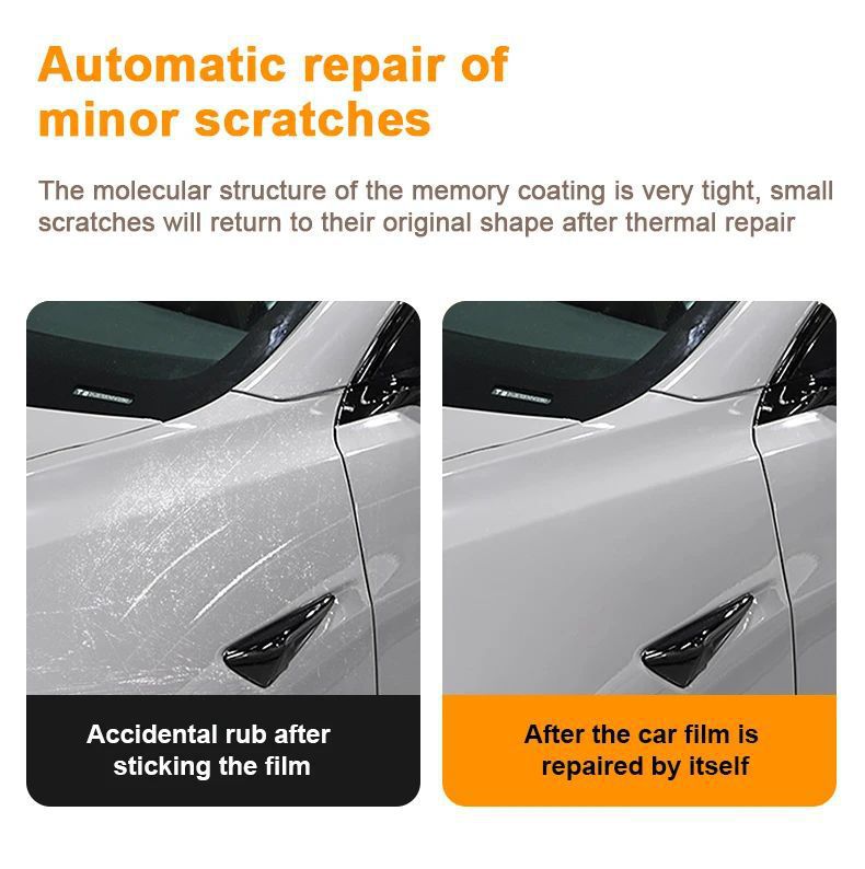 Car Paint Tesla 3/Y/X/S Special Car-Specific Film Invisible Car Cover Tpu Surface Protective Film Scratch-Resistant Paint Surface