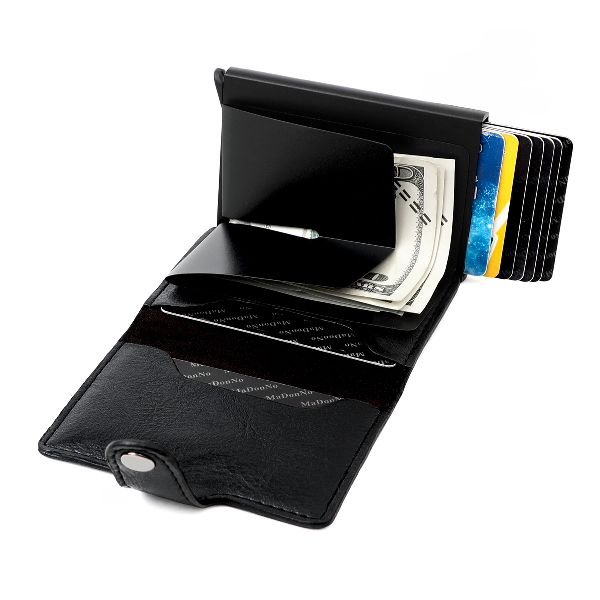 Wholesale Rfid Shielding Anti-theft Brush Ultra-thin Credit Card Aluminum Alloy Card Bag display picture 24