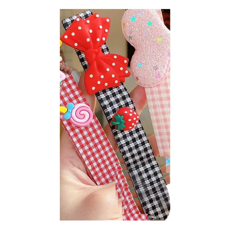 Korean-Style Children's Magic Hair Stickers for Girls, Cute Hair Accessories and Hair Clips for Managing Baby Hair