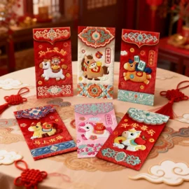 红包/利是封;中国结;不干胶标签