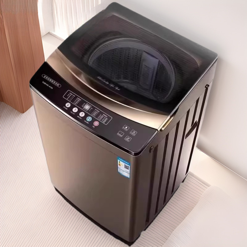 New Household Top-Loading Washing Machine Fully Automatic 6.5/8/ 10kg Small Rental Spin-Dry Wash and Dry All-In-One