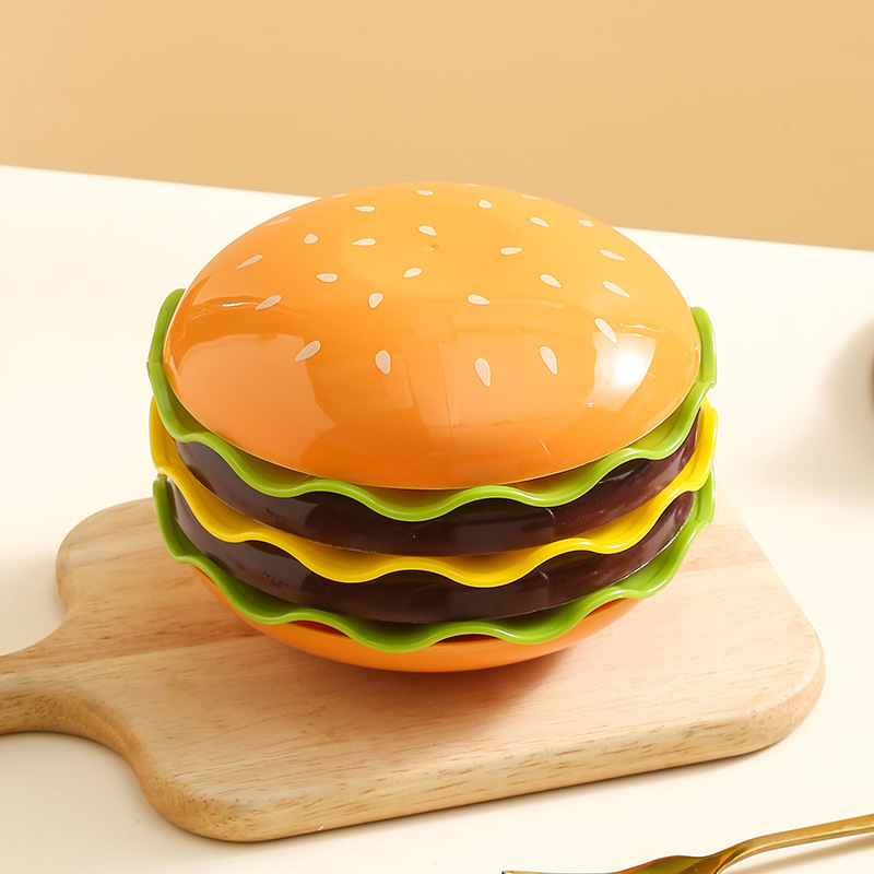 Plato de hueso de burger mesa de comedor doméstica Plato de hueso de escupir Plato de basura Plato de hueso de plástico Plato de bocadillos Base de almacenamiento de frutas