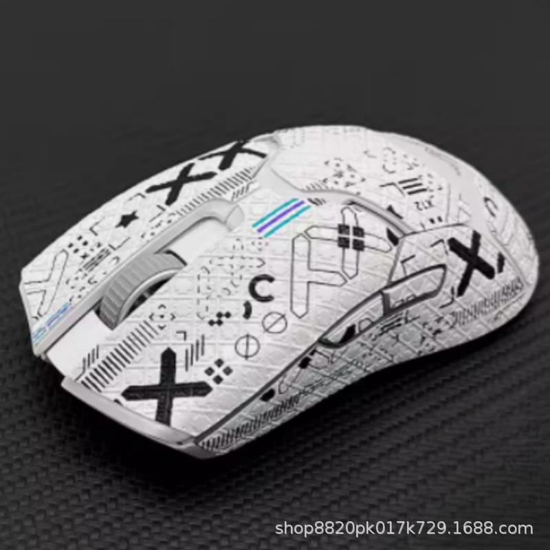 Adecuado para la versión con cable de Thunder Snake Viper 8K versión inalámbrica Ultimate mouse etiqueta antideslizante con estampado de veneno Mini etiqueta antideslizante