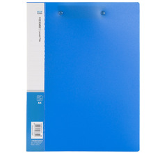 广博双强力夹文件夹资料夹/档案夹快劳夹文件收纳办公用品蓝A2082