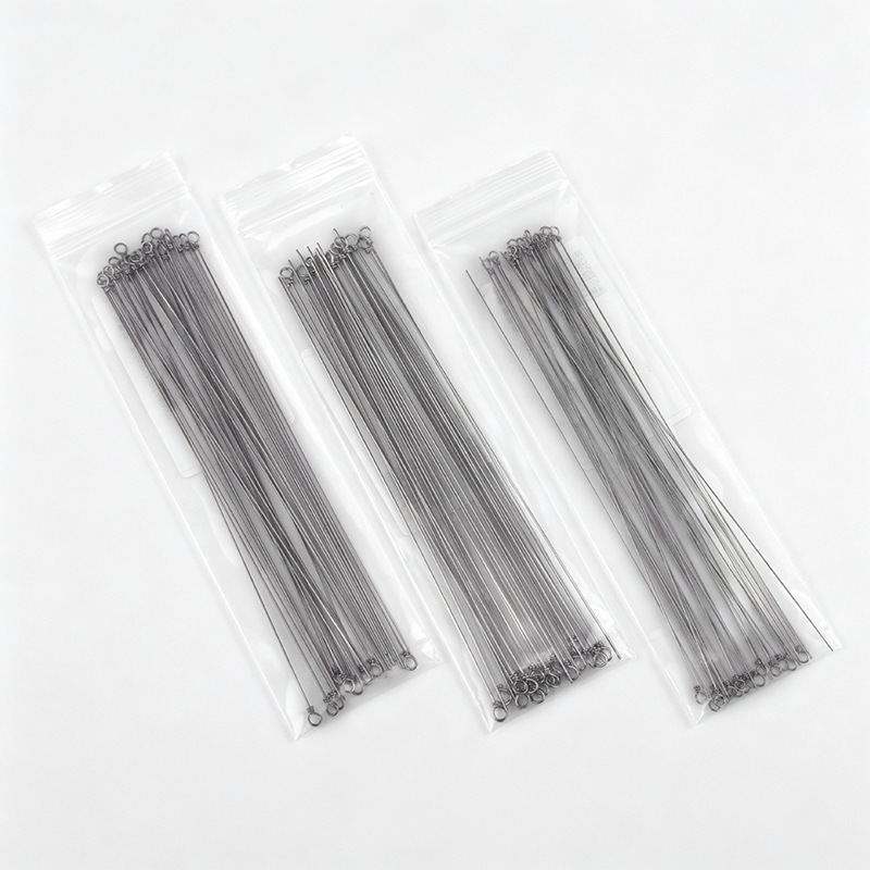 100 Fishing Tackle Connectors Stainless Steel Fishing Accessories Wire Sequins Lure Fishing Supplies Connector Set in a Bag