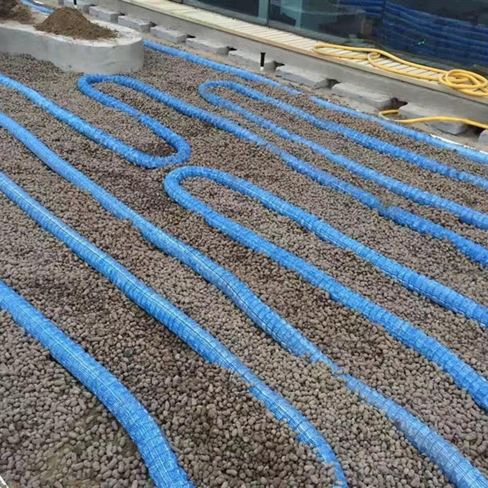 Muelle de PVC tubería de agua permeable blanda drenaje de la base filtración de agua refuerzo cinturón verde de jardín drenaje permeable tubería ciega blanda