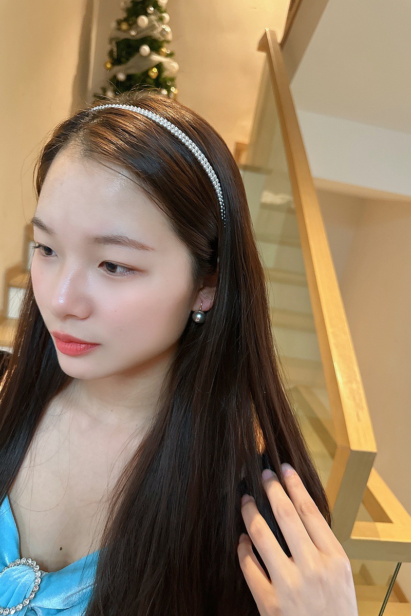 130g Weight Jewelry Headband Hair Accessories Type 1 Piece Quantity Banquet, Party Occasion Rhinestone Material Solid Color Pattern Women's Gender Simple Style, Shiny Style Simple Style Shiny Women's Solid Color Rhinestone Jewelry Headband 2