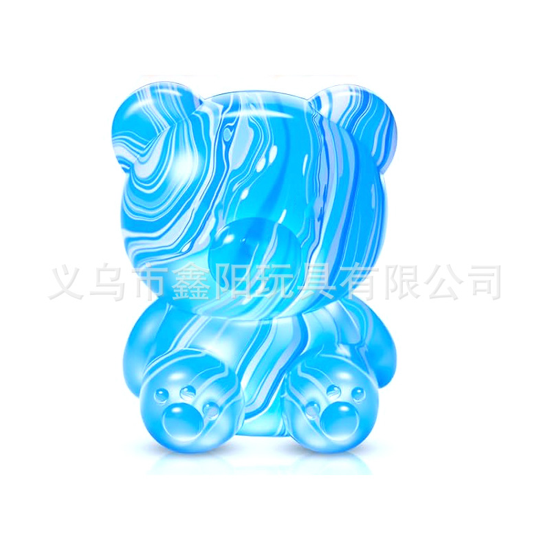 Juguete de malvavisco blando con forma de copo de nieve y hielo, alivio del estrés de rebote lento, similar a Needoh, transfronterizo.