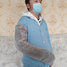 雨其琳骨折保暖套手臂保暖加绒可漏手胳膊受伤加长包手袖套护肘臂