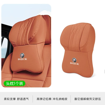 Regal Verano Envision Micro — Headrest - big-money-red-tea-orange-headrest-buick-logo