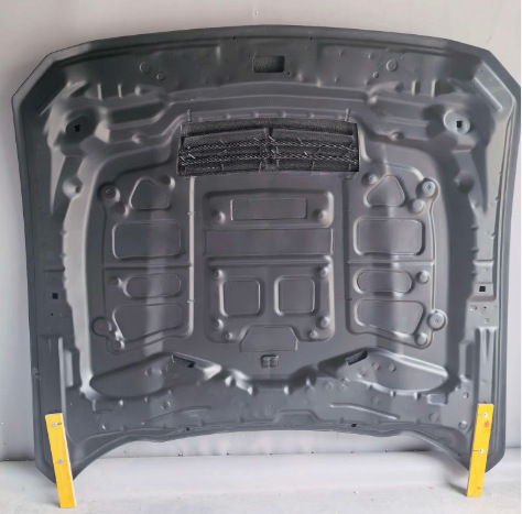 Carbon fiber modified front hood suitable for 2024 Mustang, carbon fiber engine hood with ventilation and heat dissipation design