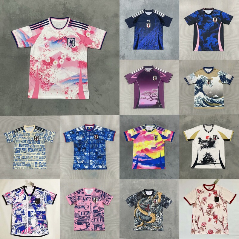 Summer Limited Edition Jersey Y3-Japanese Series Short-Sleeved Shirt Casual Wear Jersey Special Edition Football Jersey T-Shirt Quick-Drying