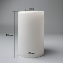 直筒玻璃灯罩奶白灯饰配件跨境工厂白玉洗酸吊灯圆管吊灯玻璃灯罩