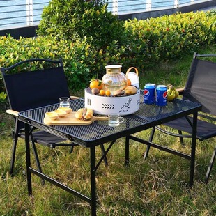 Manufacturer Customized Multifunctional Outdoor Tables and Chairs, Mesh Tables, Iron Mesh Tables, Portable Camping Style Barbecue Tables, Outdoor Foldableing Tables