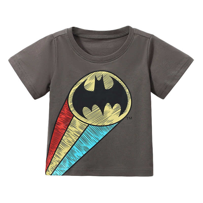 JOJO BEBE marca europea y americana ropa para niños verano nuevos niños camiseta algodón de dibujos animados cuello redondo manga corta Camiseta para niños