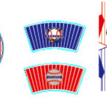 GTZ-segunda bandera de tirón de caramelo 1 Decoración de cumpleaños Bandera de tirón 1 elemento de piruleta 1 Bandera de piruleta 1 huevo grande