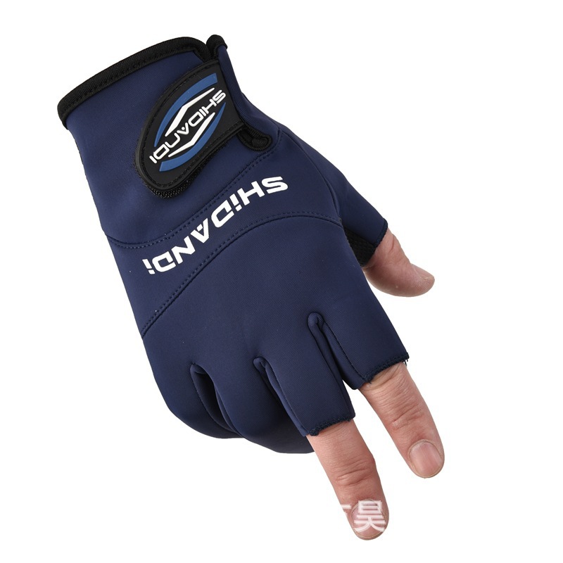 낚시 세 손가락 붙여 넣기 파란색