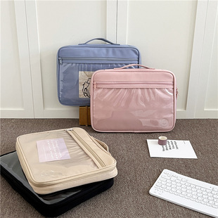 Sleeve Bag Wholesale ins Korean ipad pro Tablet Storage Bag Transparent Simple Laptop Bag